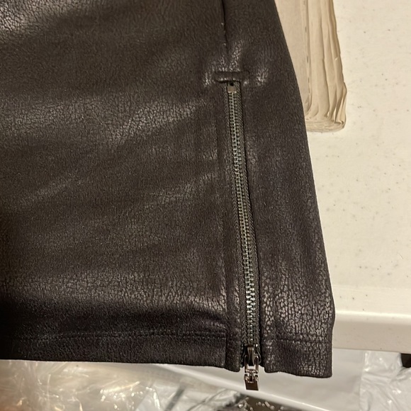 Gabrielle Union New York & company faux leather mini dress,sz.S - Picture 4 of 4